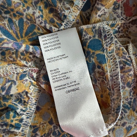 NWT Free People Feeling Groovy Maxi Dress - Ivory Combo - Picture 14 of 14